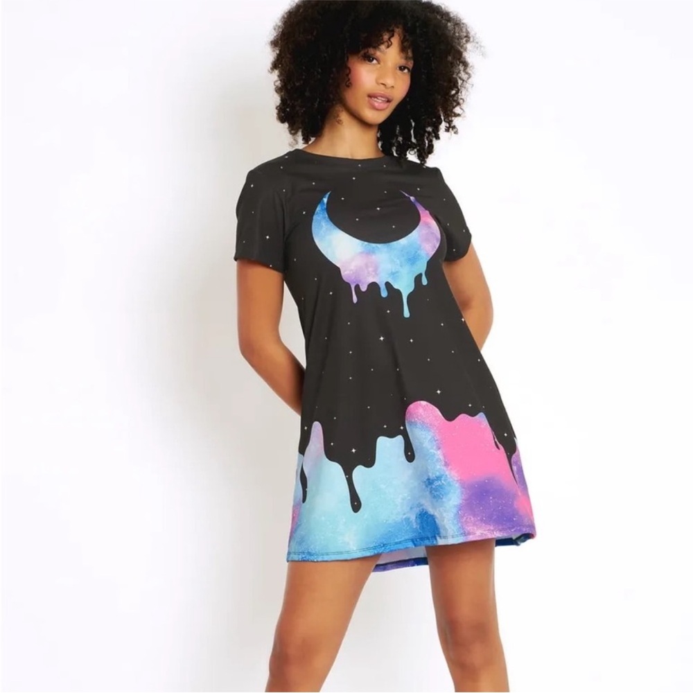 BlackMilk | Limited Edition Galaxy Melt Swing Tee Dress